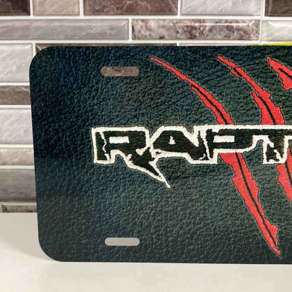 Ford Raptor License Plate - Picture 2 of 5